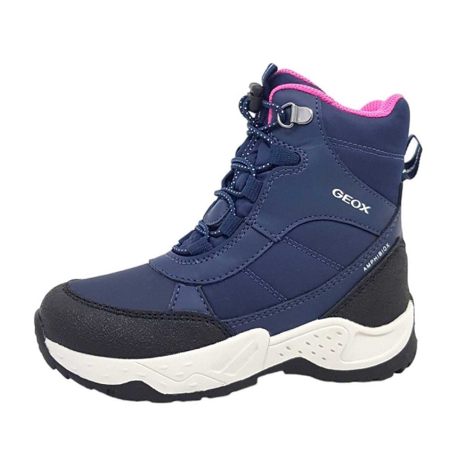 Geox Geox J Sentiero Girl B J36Fvb-054Fu/C4268 Blau C4268 Navy/ Fuchsia