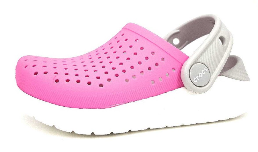 Crocs Crocs Kids Lite Ride 205964-6Qr Rosa Electric Pink