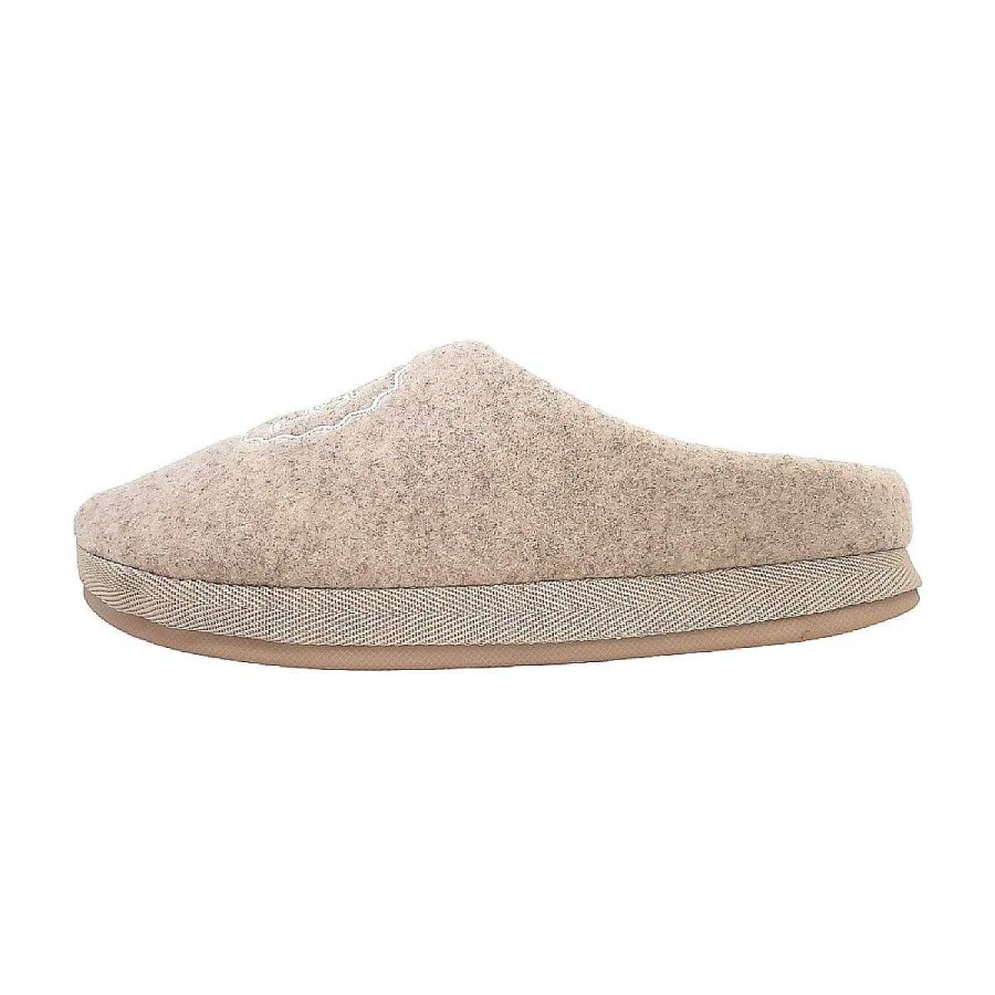 Tommy Hilfiger Tommy Hilfiger Emblem Felt Slipper Fw0Fw07433Abo Beige Abo- Meino