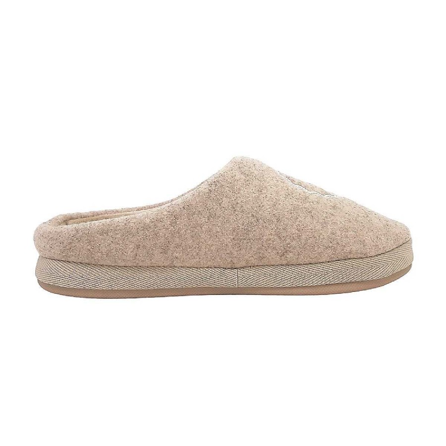 Tommy Hilfiger Tommy Hilfiger Emblem Felt Slipper Fw0Fw07433Abo Beige Abo- Meino