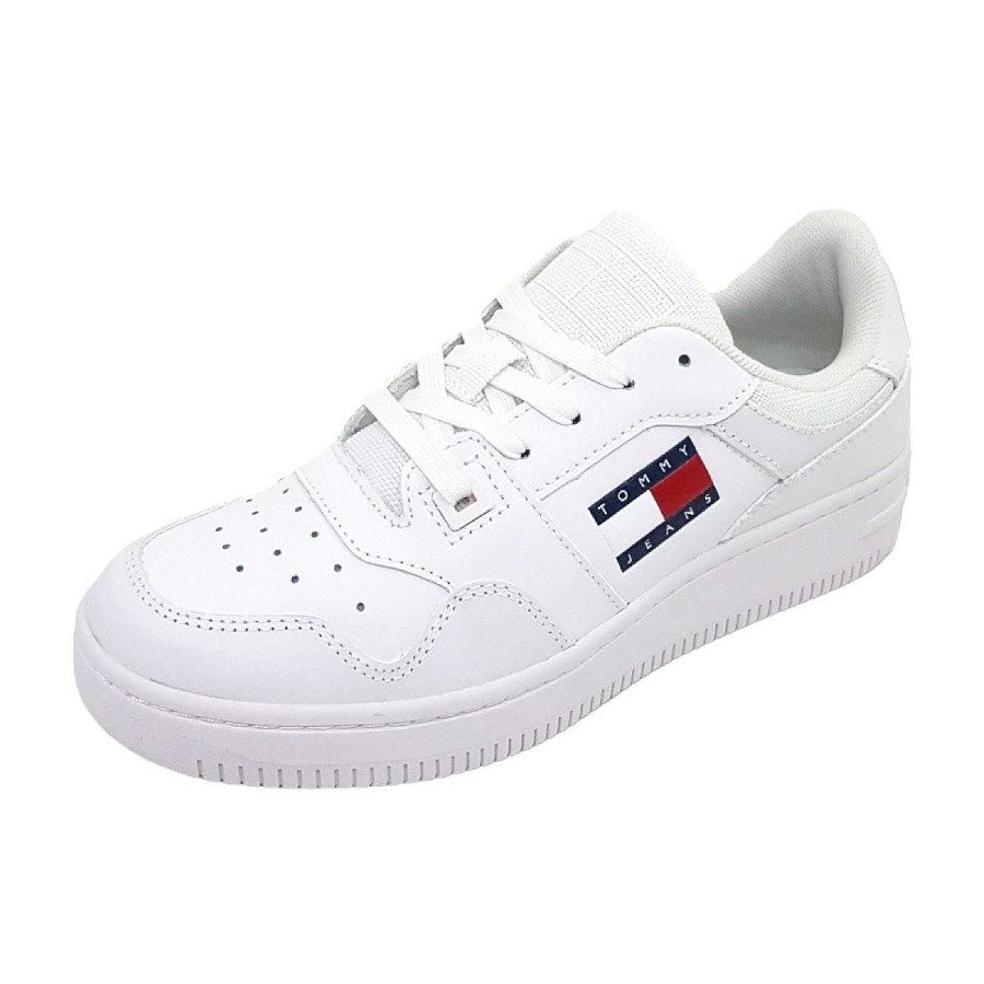 Tommy Hilfiger Tommy Hilfiger Tjw Retro Basket Ess En0En02505Ybs Weis Ybs White