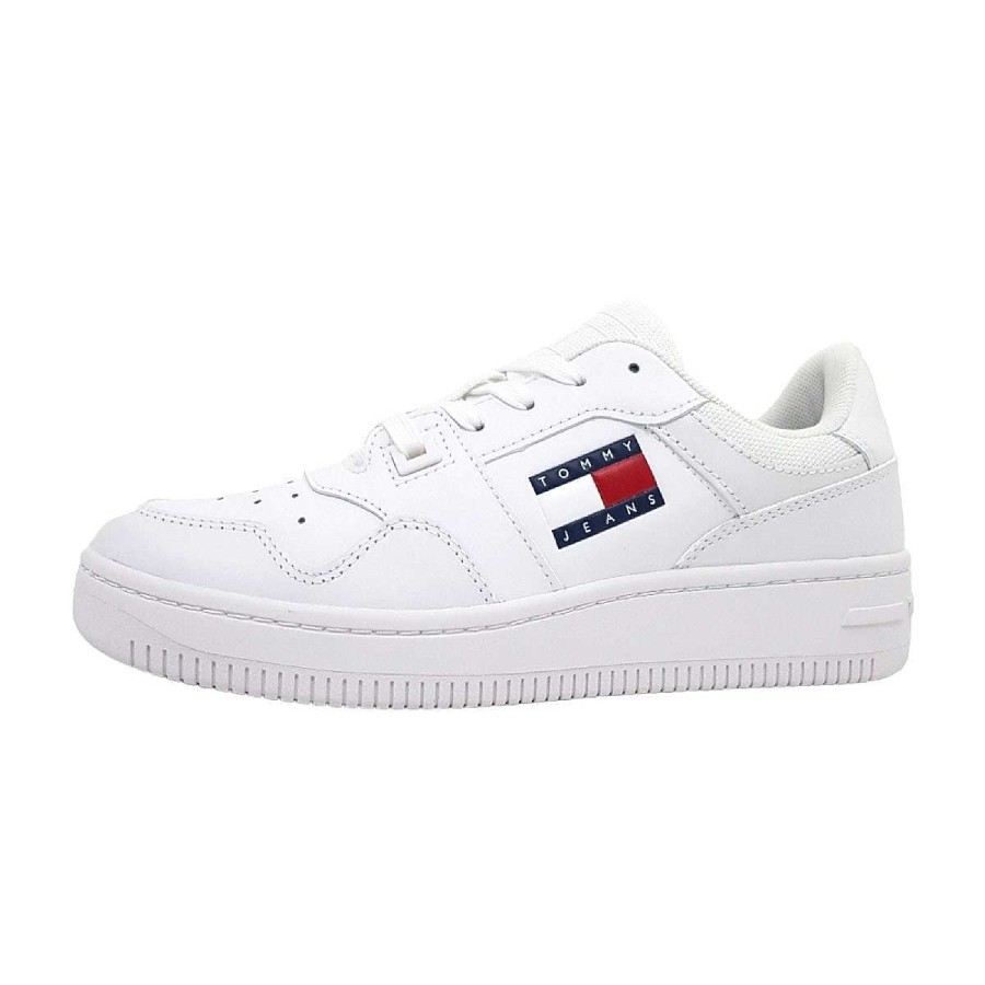 Tommy Hilfiger Tommy Hilfiger Tjw Retro Basket Ess En0En02505Ybs Weis Ybs White