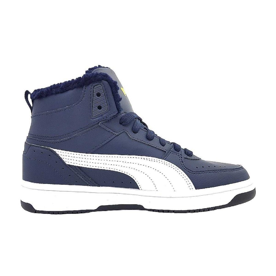 Puma Puma Rebound Joy Fur Jr 375477 Blau 007 Navy/ White