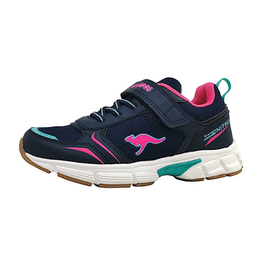 KangaRoos Kangaroos K-Ni Romp Ev 10012/4204 Blau Dark Navy/ Daisy Pink