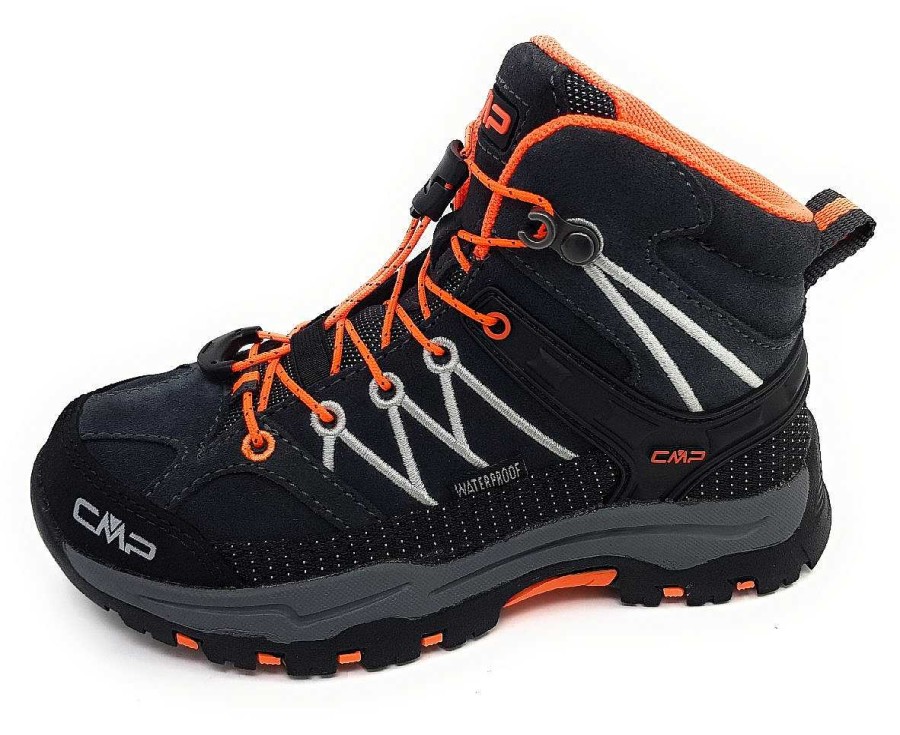 CMP Cmp Ki. Trekking Rig. Waterpr 3Q12944 Grau 47Ug Grey/ Orange