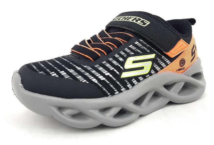 Skechers Skechers Twisty Brights 401650L Bkor Schwarz Bkor Black/Orange