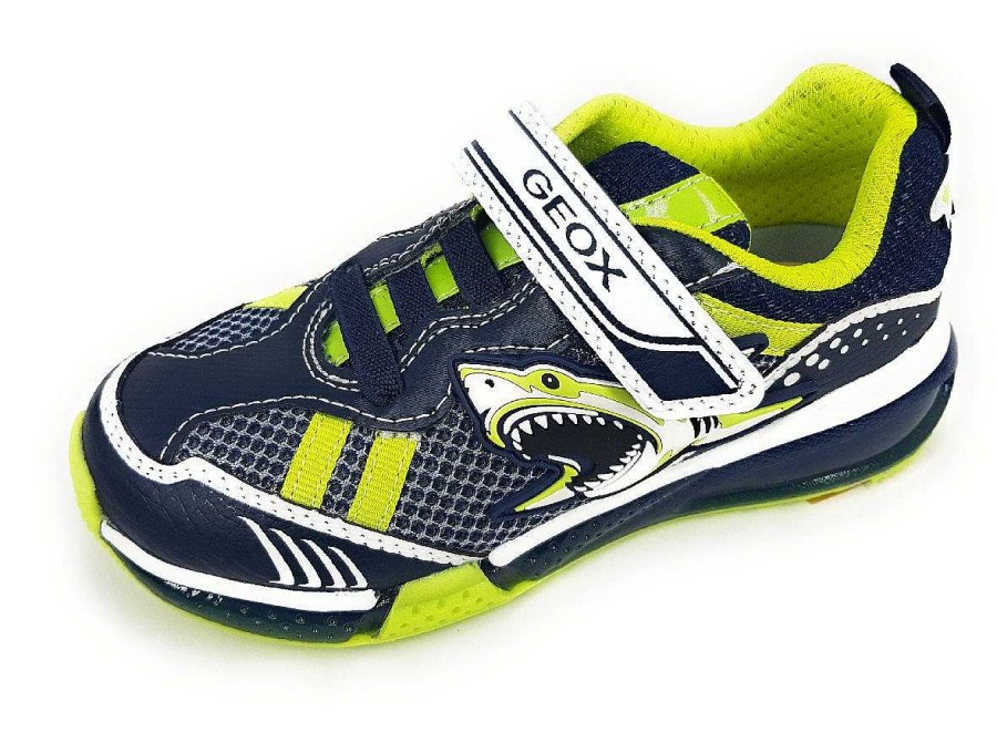 Geox Geox Bayonyc J25Fea-014Bu/C0749 Blau Co749 Navy/Lime