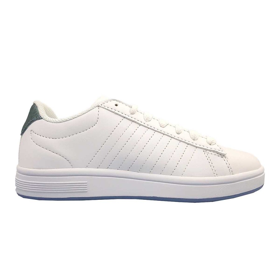 K-Swiss K-Swiss Court Shield Womens'S Low 96599-178-M Weis White/ Blue