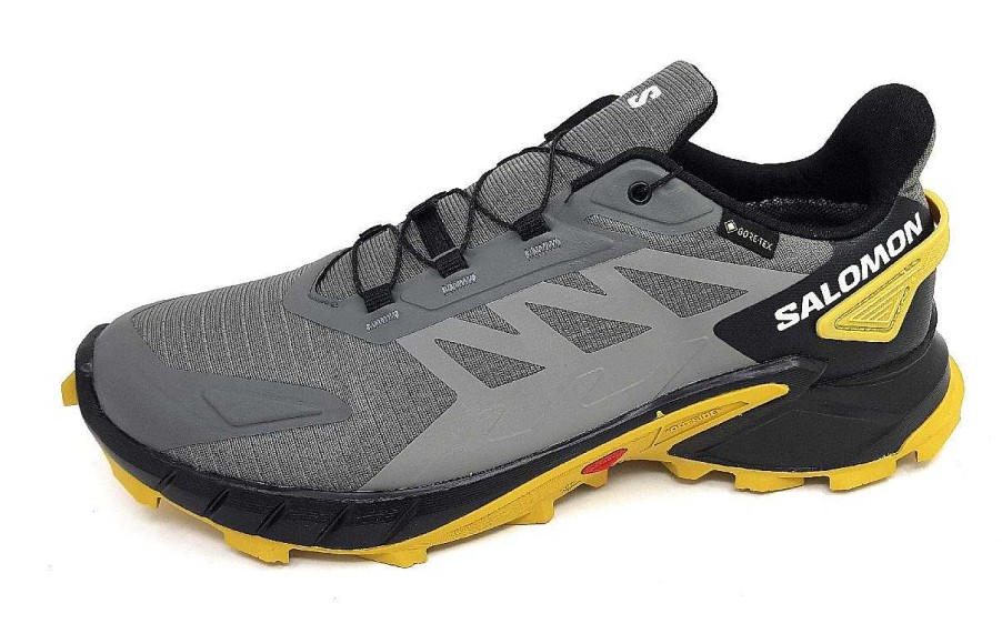 Salomon Salomon Supercross 4 Gtx M L47317200 Grau Pewter/Black/Cress Green