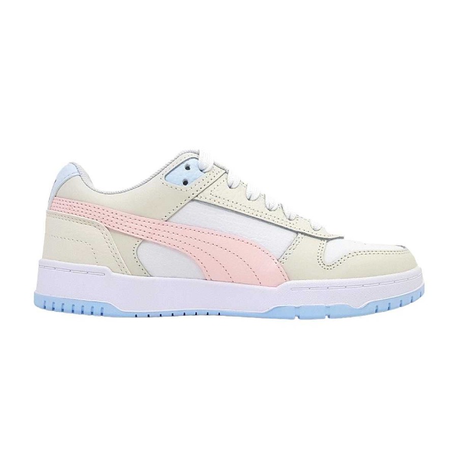 Puma Puma Rebound Game Low 386373 Weis 023 White/ Pink