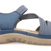 Rieker Rieker Guana 64870-14 Blau 14 Royal/Jeans-Weiss