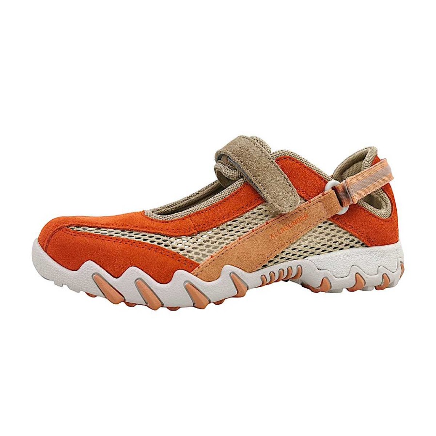 Allrounder by Mephisto Allrounder By Mephisto Niro Multi C. Suede 75 2007852 Orange Masai/ Lamb