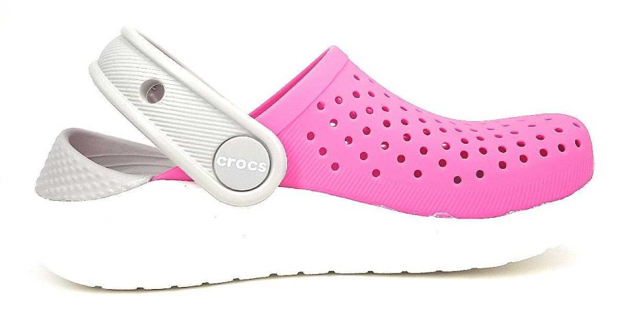 Crocs Crocs Kids Lite Ride 205964-6Qr Rosa Electric Pink