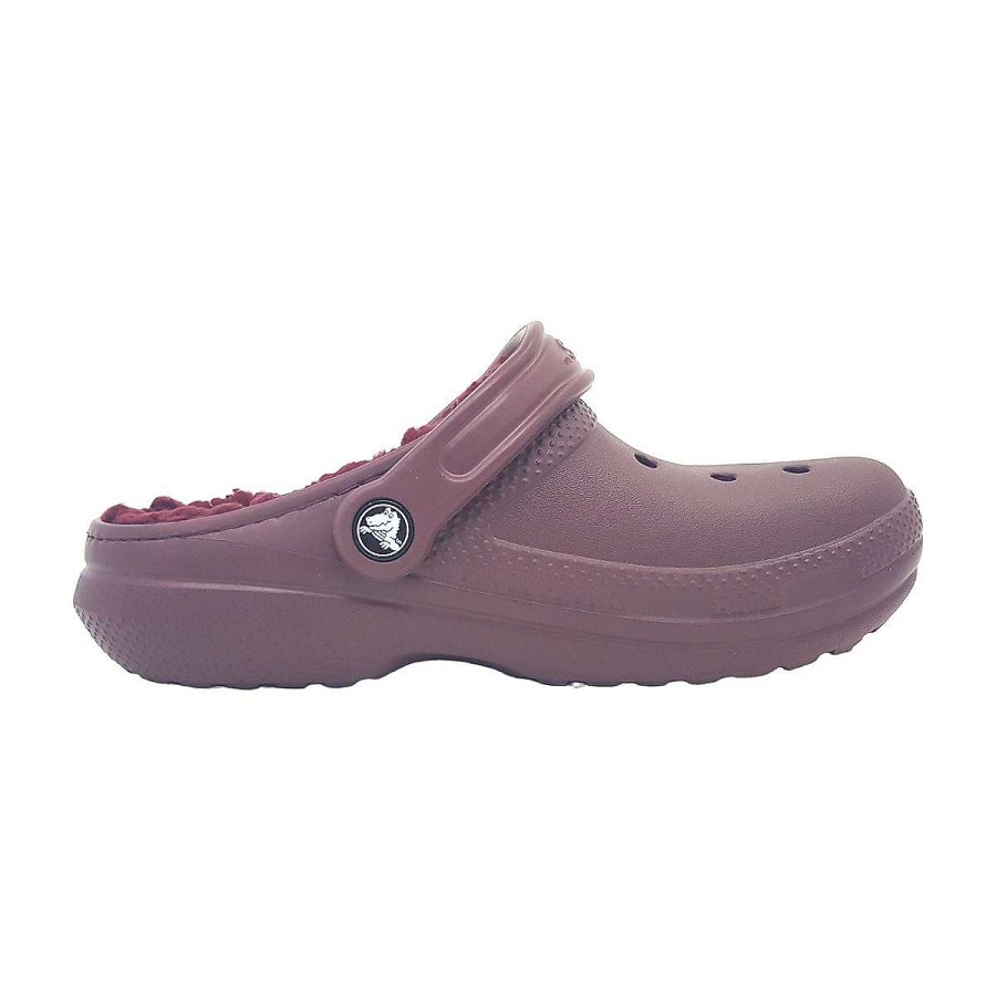 Crocs Crocs Classic Fuzz Lined Clog 203591 Rot 6Wd Daru Cherry