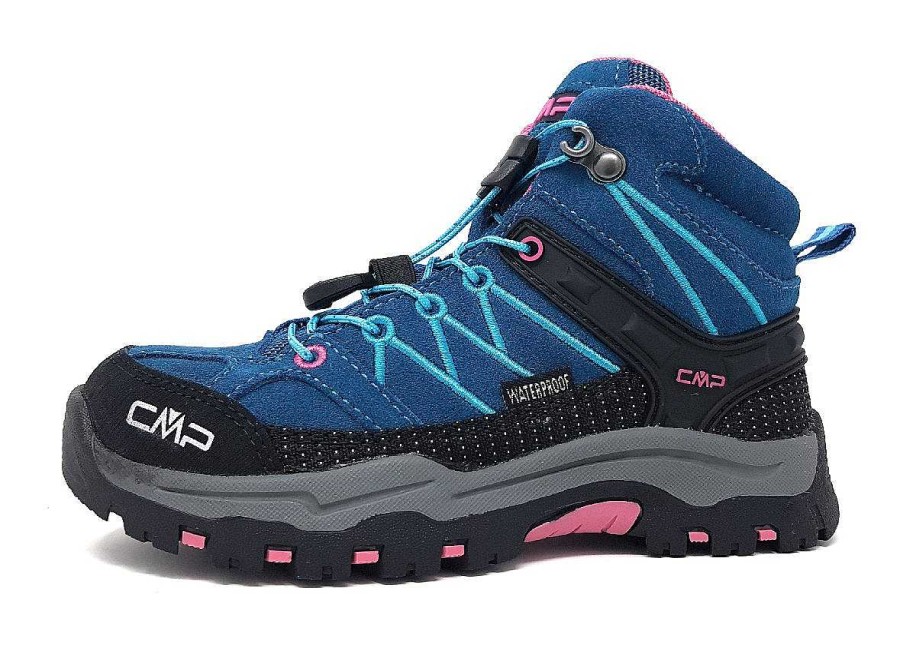 CMP Cmp Ki. Trekking Rig. Waterpr 3Q12944 Turkis 06Mf Lake/Pink