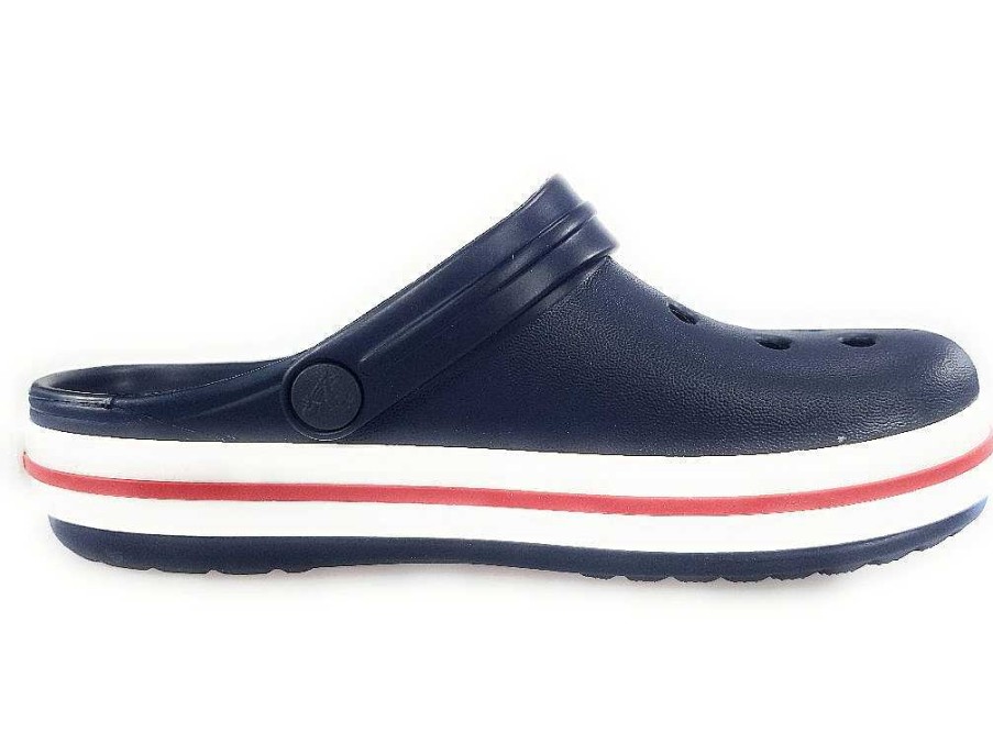 Crocs Crocs Crocs Bandij Clog 207006 Blau 485 Navy Red