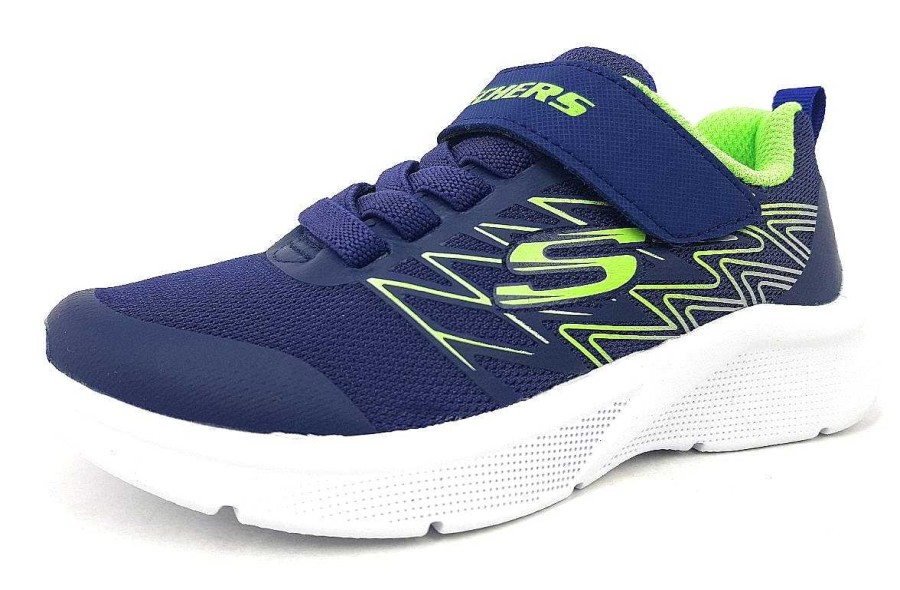 Skechers Skechers Microspec 403770L Nvlm Blau Nvlm Navy/Lime