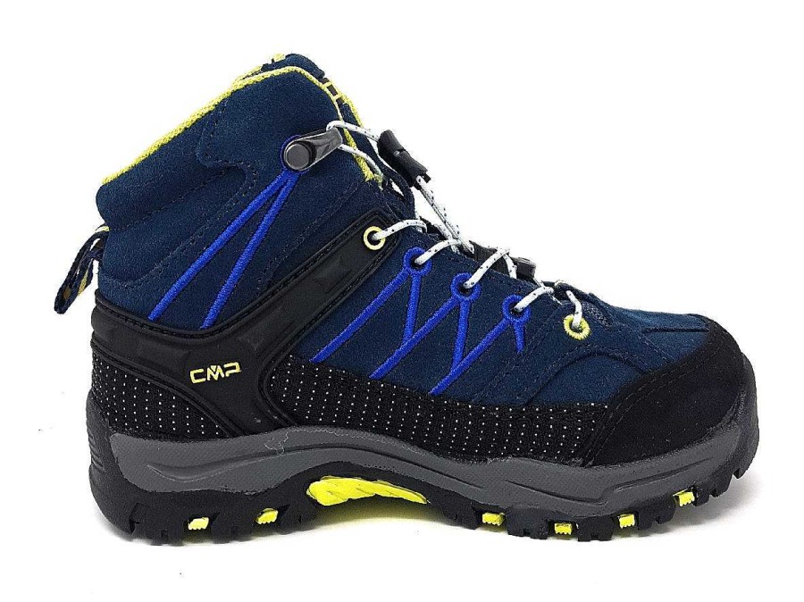 CMP Cmp Ki. Trekking Rig. Waterpr 3Q12944 Blau 08Ne Blau/ Gelb