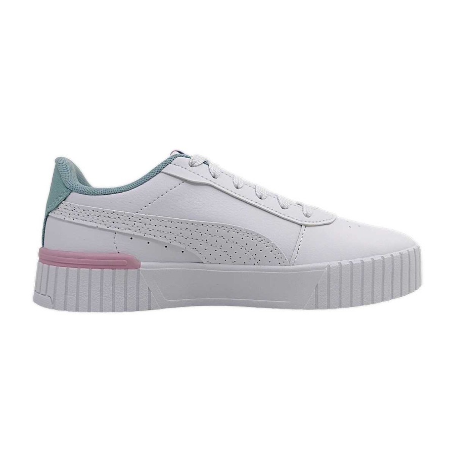 Puma Puma Carina Tropical Jr 395574 Weis 0001 White-Turquoise Surf