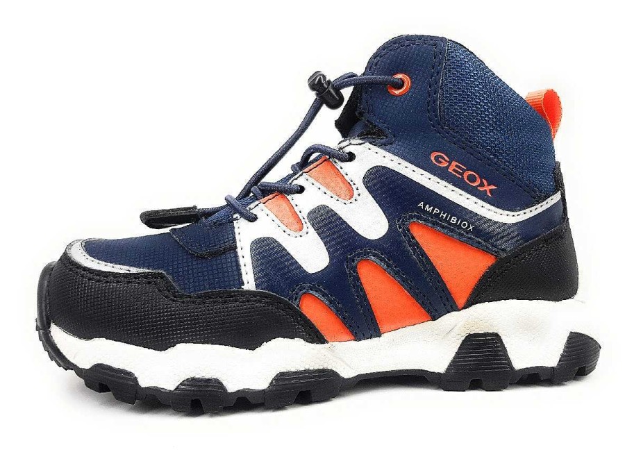 Geox Geox Pavel J263Za-0Cefu/C0820 Blau C0820 Navy/ Orange