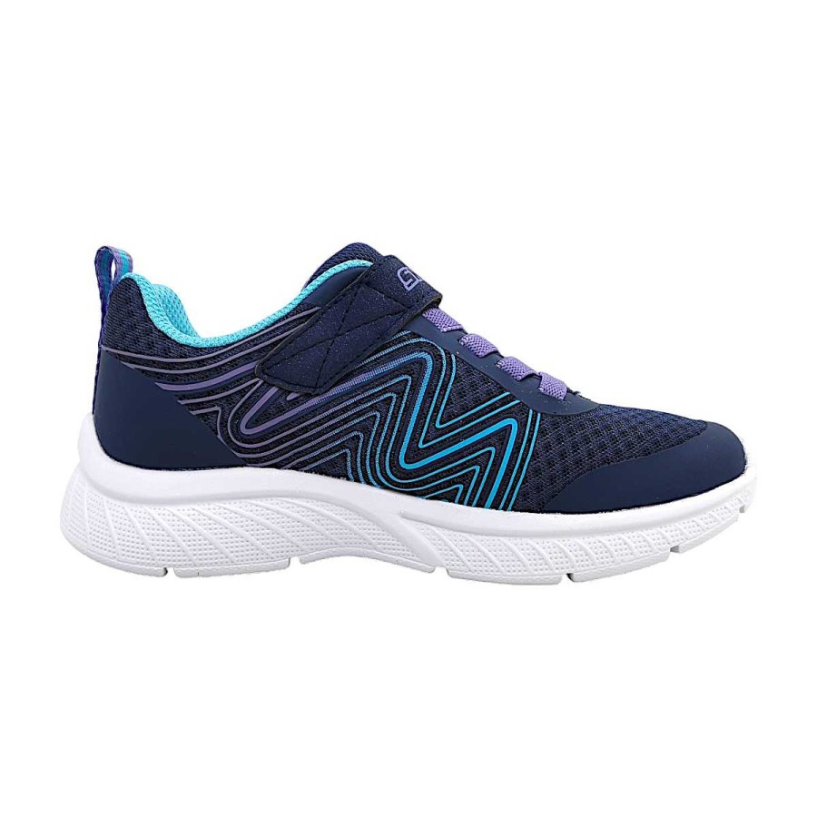 Skechers Skechers Microspec + Swirl Sweet 303535L Blau Nvmt Navy/ Multi