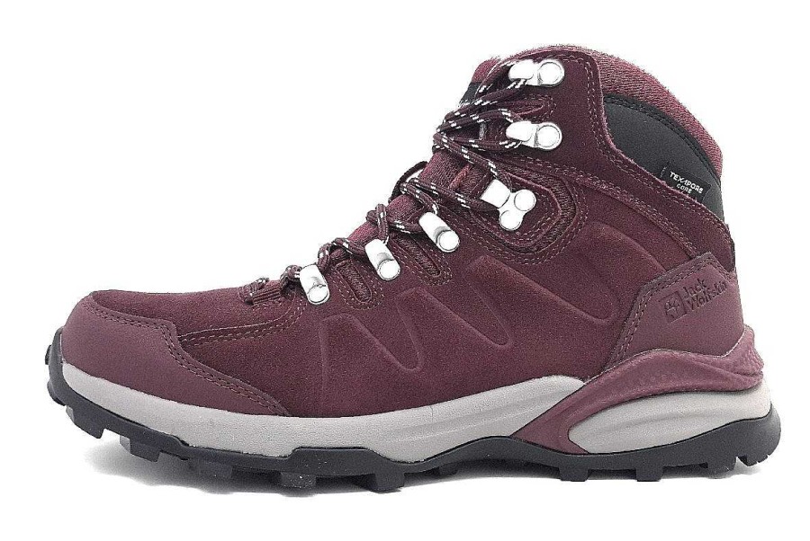 Jack Wolfskin Jack Wolfskin Refugio Tex. Mid W 4050871/2866 Rot Dark Maroon