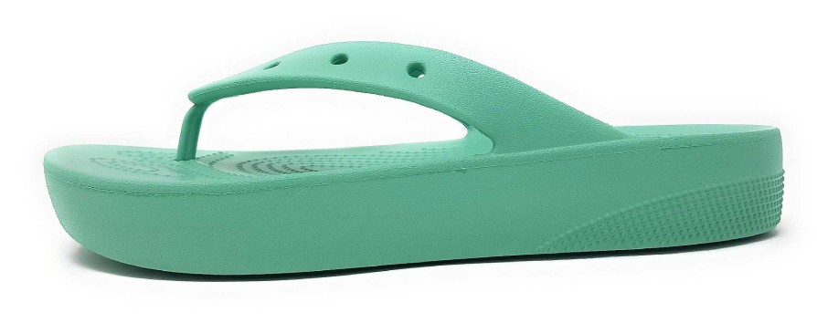 Crocs Crocs Classic Platif. Flip 207714 Turkis Bug Pistazie