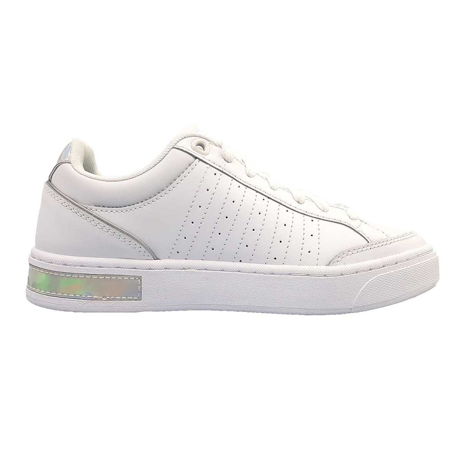 K-Swiss K-Swiss Court Block Women'S Low 97411-933-M Weis White/ Pearlized