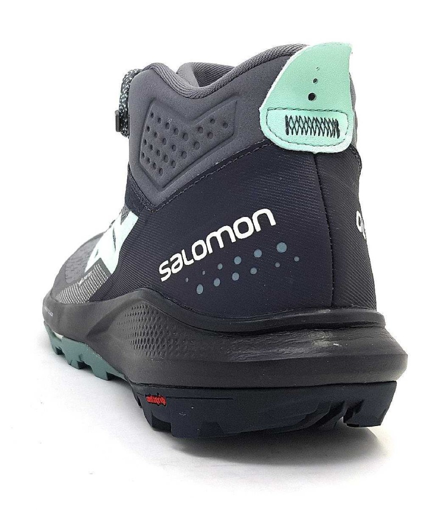 Salomon Salomon Out Oulse Mid Gtx W L47067200 Grau Ebony/ Quiet Shade/ Ebony