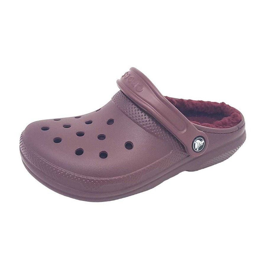 Crocs Crocs Classic Fuzz Lined Clog 203591 Rot 6Wd Daru Cherry