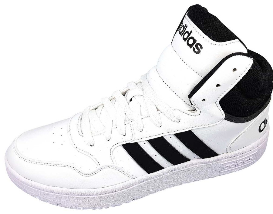 adidas Adidas Hoops Mid 3.0 Gw3019 Weis White/ Black