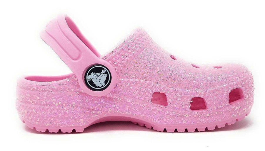 Crocs Crocs Classic Glitter T 206992 Rosa 690 Flamingo/Pink