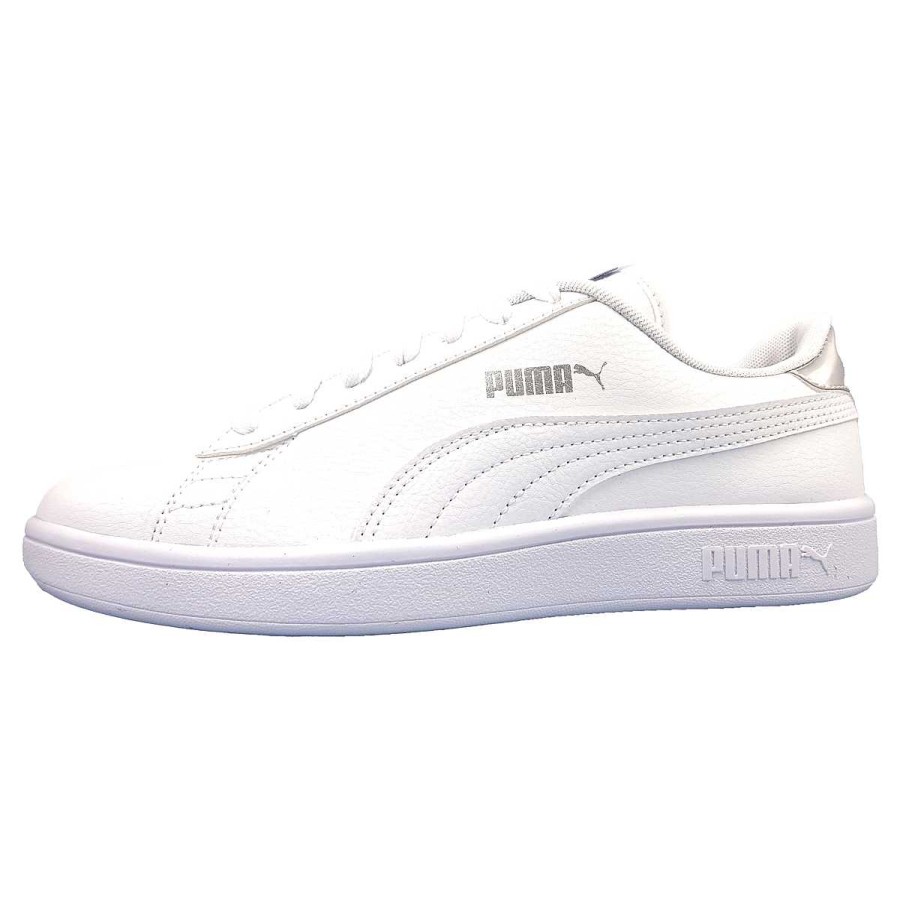 Puma Puma Smash V2 Jr. 383765 Weis 0001 White