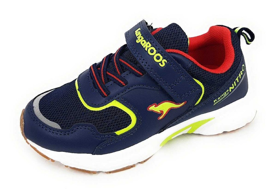 KangaRoos Kangaroos 10011/4054 Metallic 4054 Dk Navy/Lime