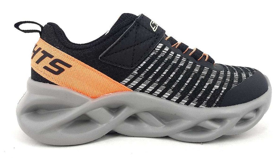 Skechers Skechers Twisty Brights 401650L Bkor Schwarz Bkor Black/Orange