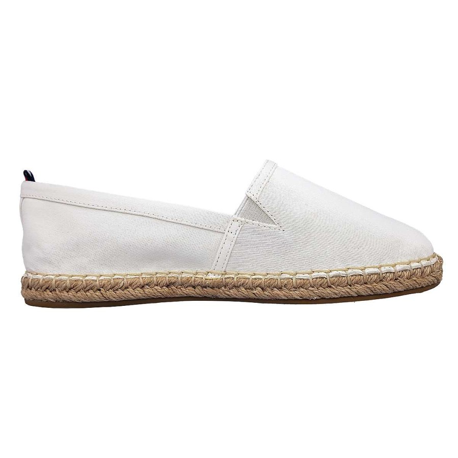 Tommy Hilfiger Tommy Hilfiger Flat Espadrille Fw0Fw06497 Weis Ybi Lvory