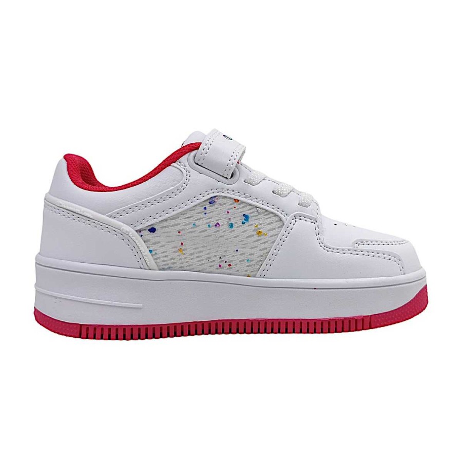 Champion Champion Rebound Platform Abstract S32851-Cha-Ww010 Weis Ww010 Wht/ Fucsia