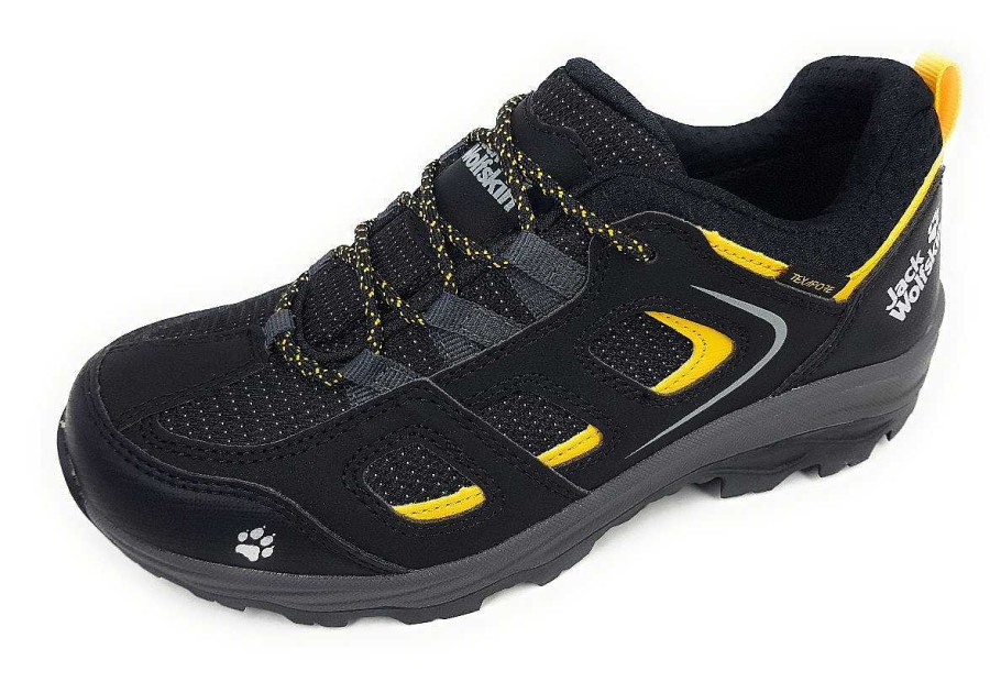 Jack Wolfskin Jack Wolfskin Vojo Tex. Low K 4042191/6361 Schwarz 6361 Black/Yellow