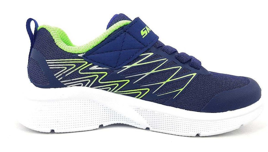 Skechers Skechers Microspec 403770L Nvlm Blau Nvlm Navy/Lime