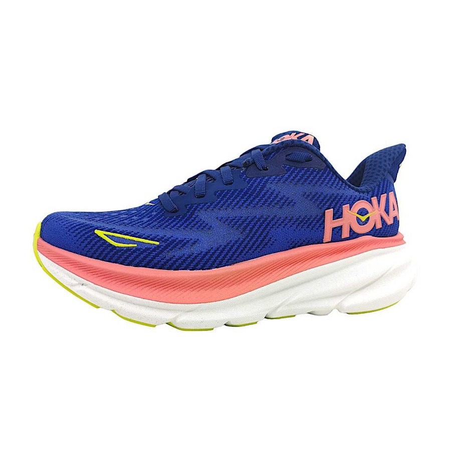 Hoka Hoka W Clifton 9 1127896 Blau Sky/ Coral