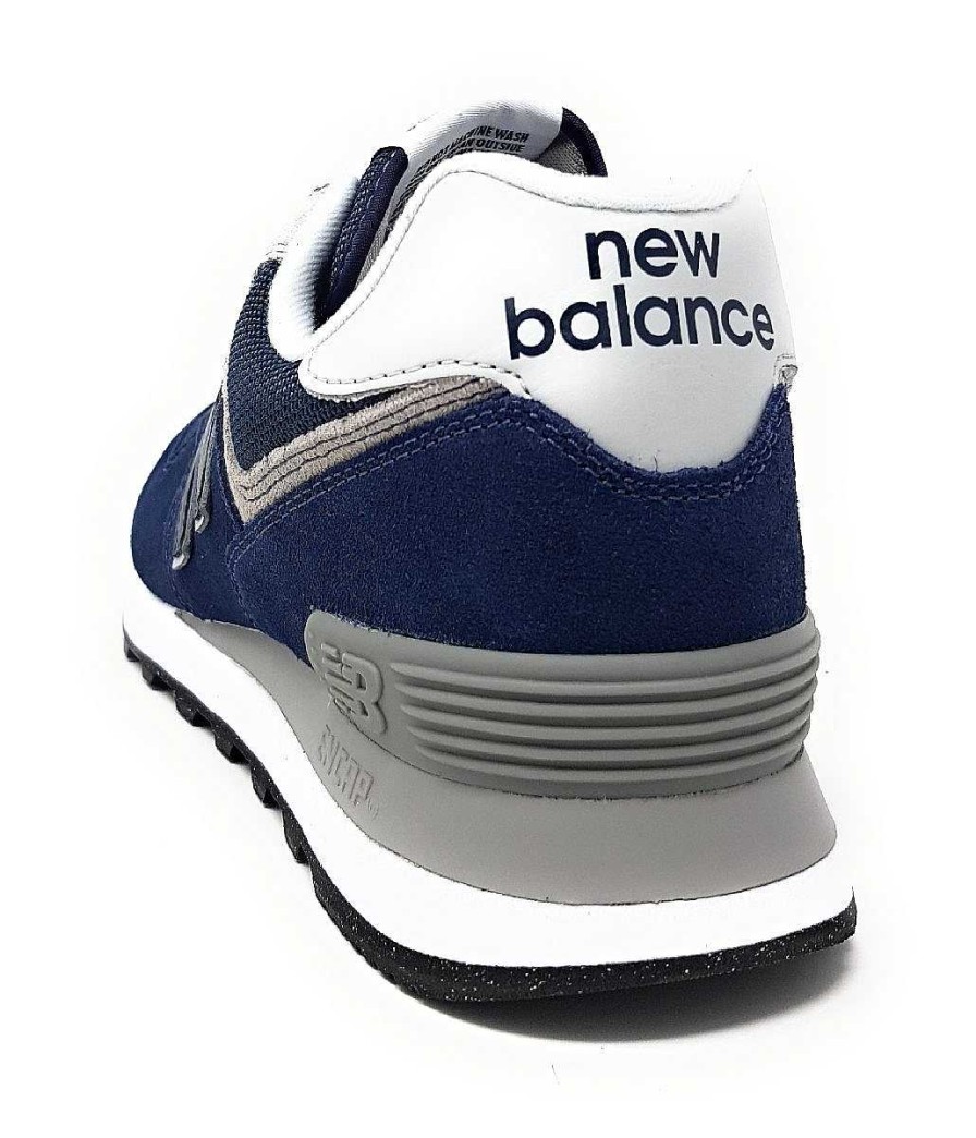 New Balance New Balance Ml574Evnd Blau Navy/White