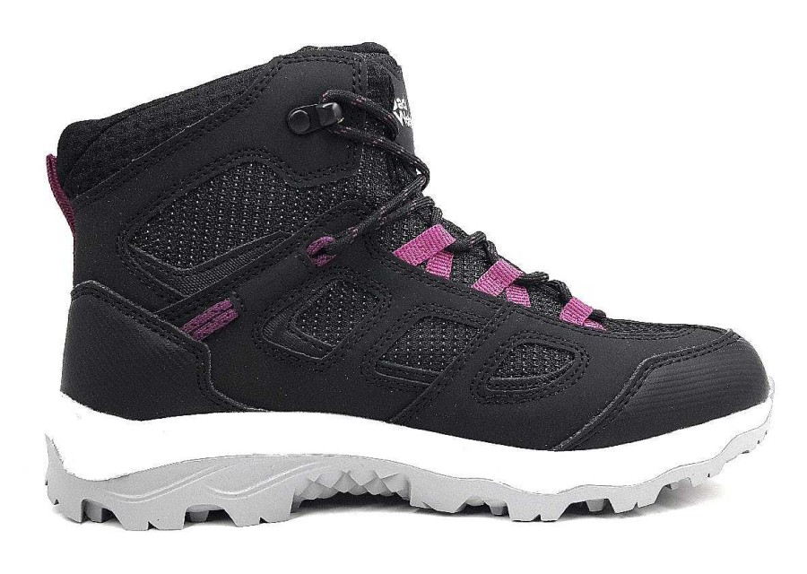 Jack Wolfskin Jack Wolfskin Vojo Texapore Mid K 4042181/6381 Schwarz 6381 Phantom/Pink