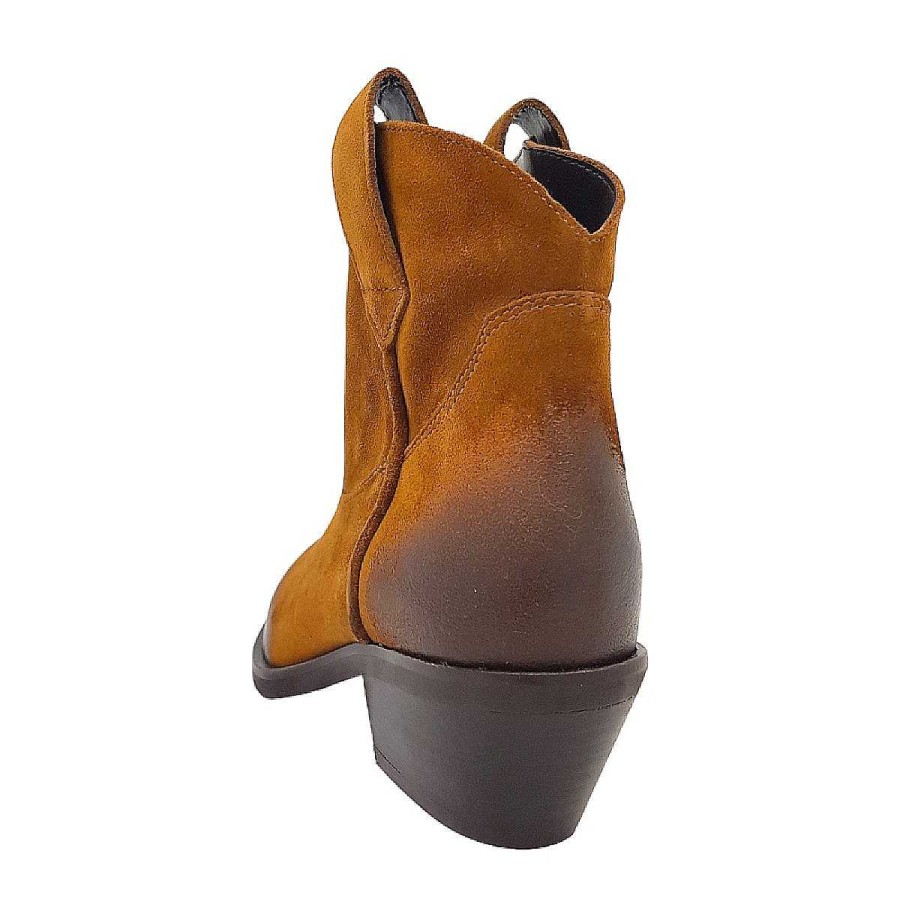 Lazamani Lazamani Booties Western Low 55.103 - Ladies Braun Cognac