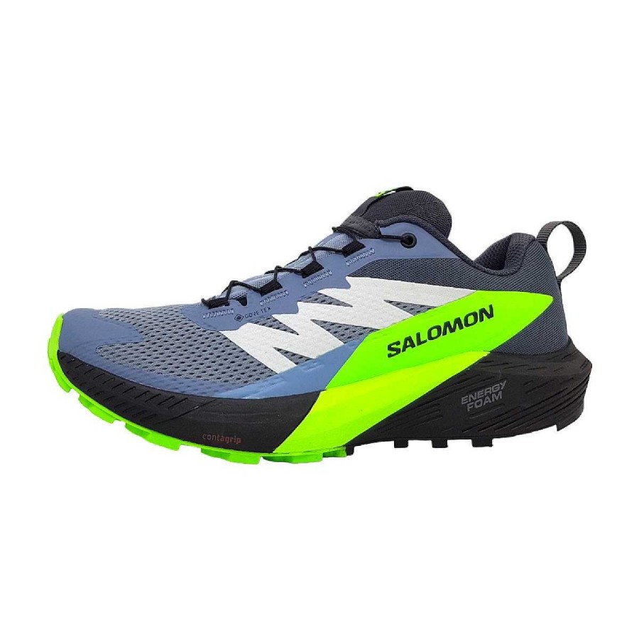 Salomon Salomon Sense Ride 5 Gtx L4731280028 Grau Flint/ Black/ Green Gecko